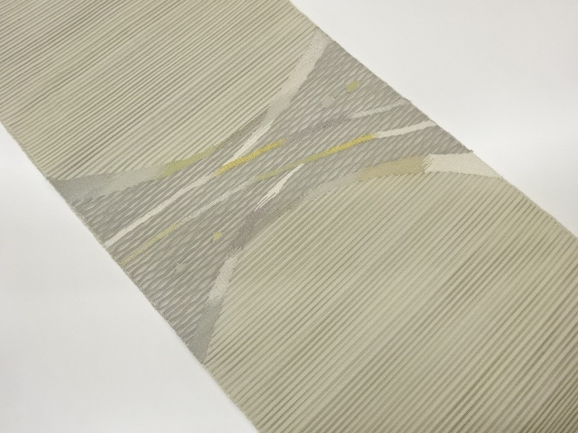 JAPANESE NAGOYA OBI FOR SUMMER / WOVEN GEOMETRIC